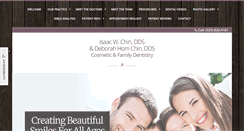 Desktop Screenshot of chinhomdds.com